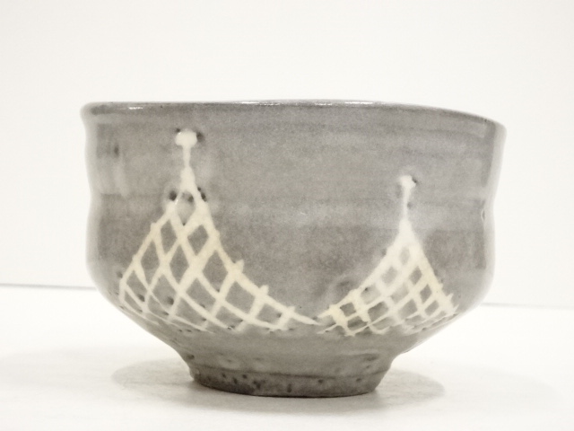 道具 ] - 道具 加藤英一造 鼠志野茶碗（共箱） | ネットショップ圭